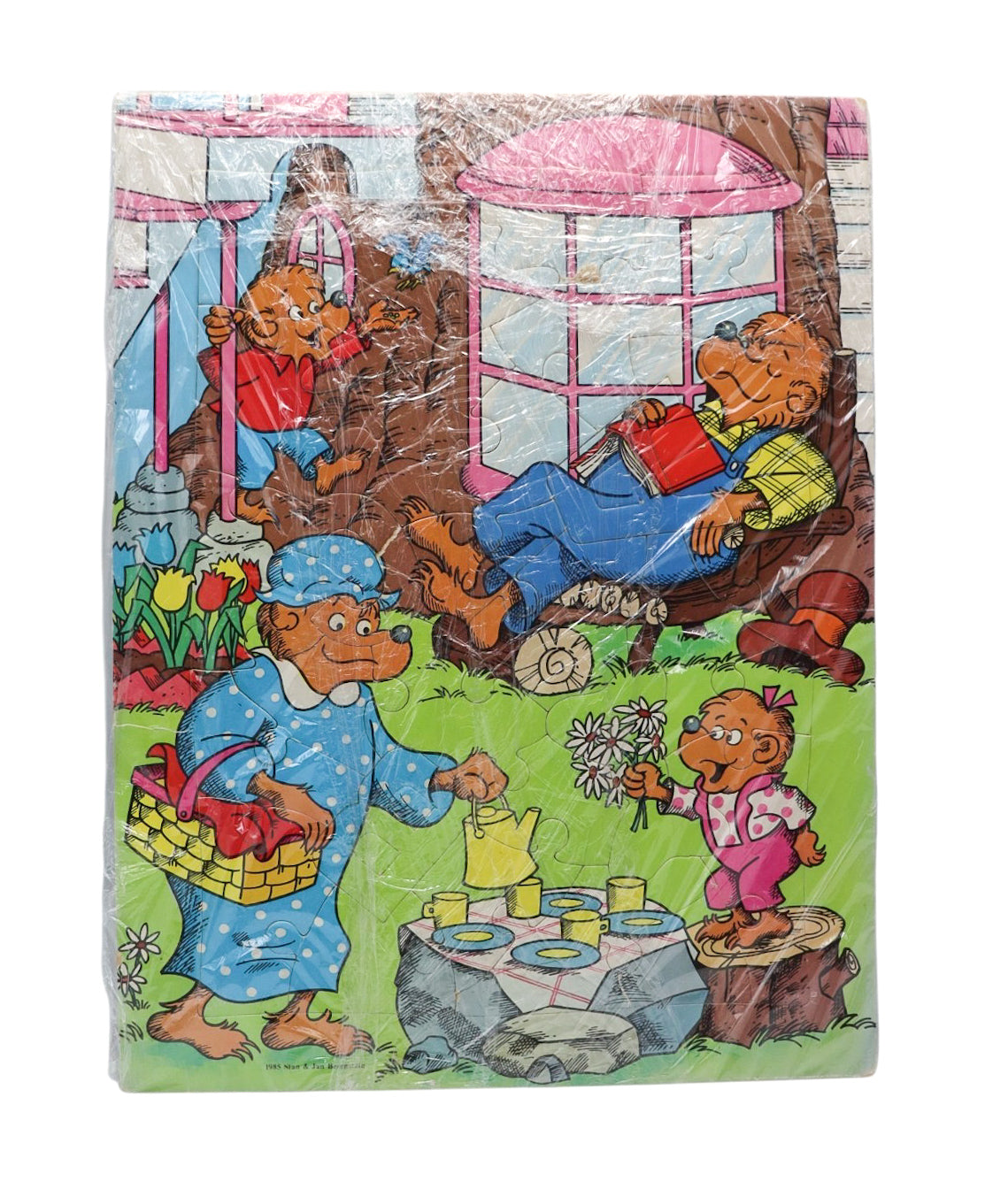 1983 Vintage Golden Press The Berenstain Bears Tea Party Jigsaw Puzzle