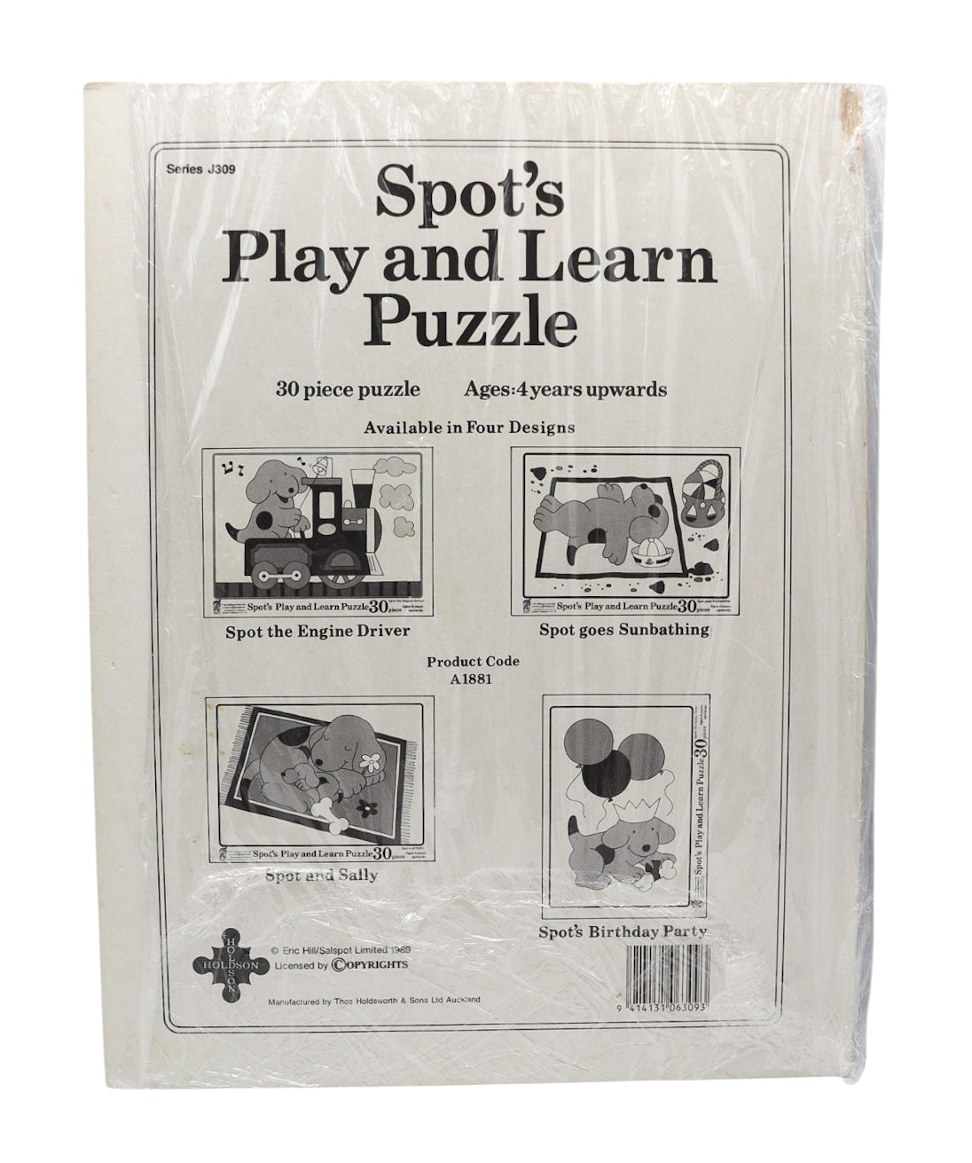 1989 Spot's Play and Learn Puzzle