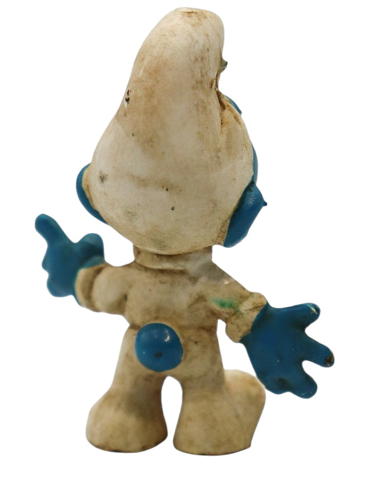 1969 Vintage Astro Smurf Figurine Schleich Peyo PVC Astronaut