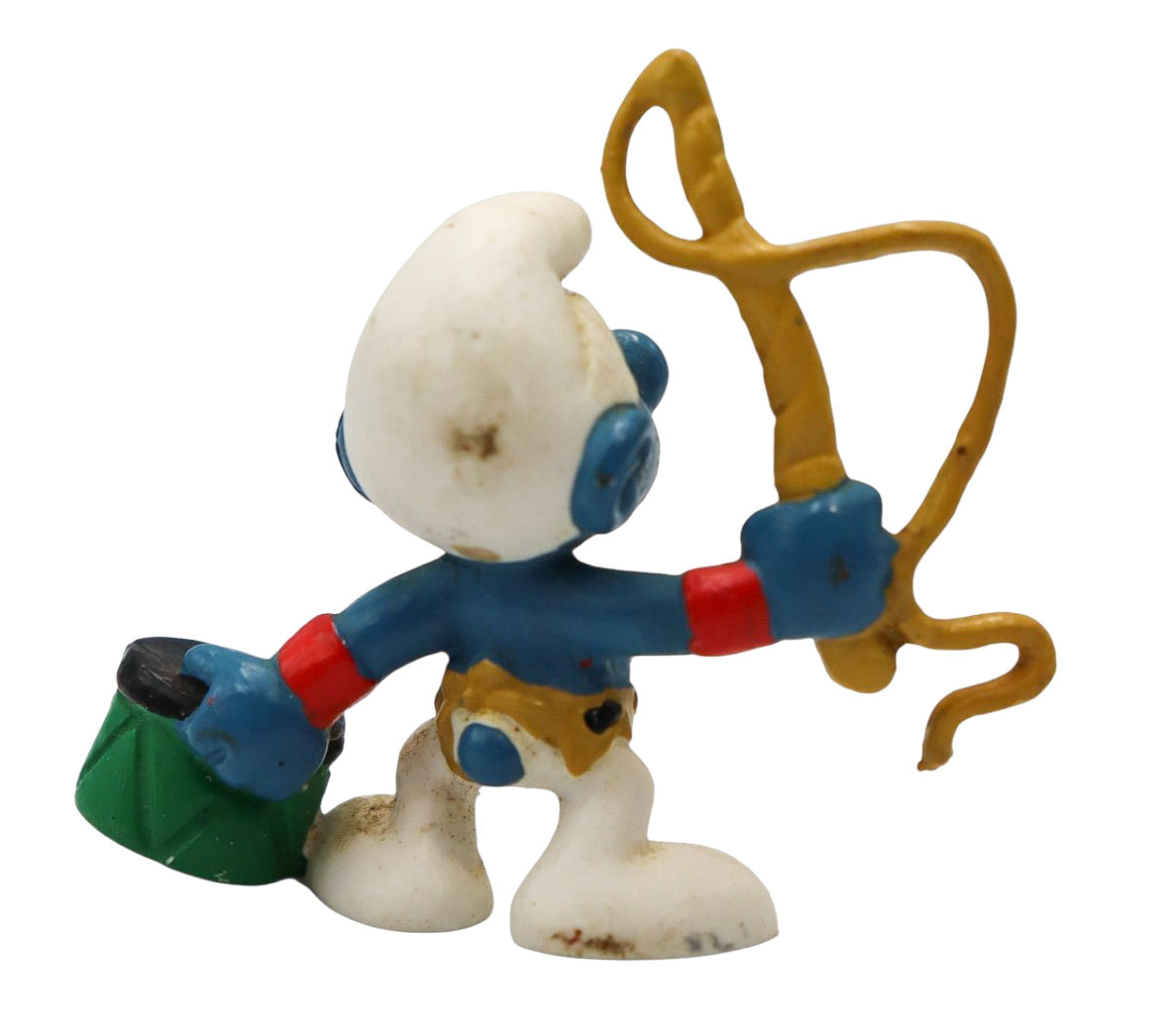 1980 Vintage Schleich Peyo Lion Tamer Smurf Figurine 20115
