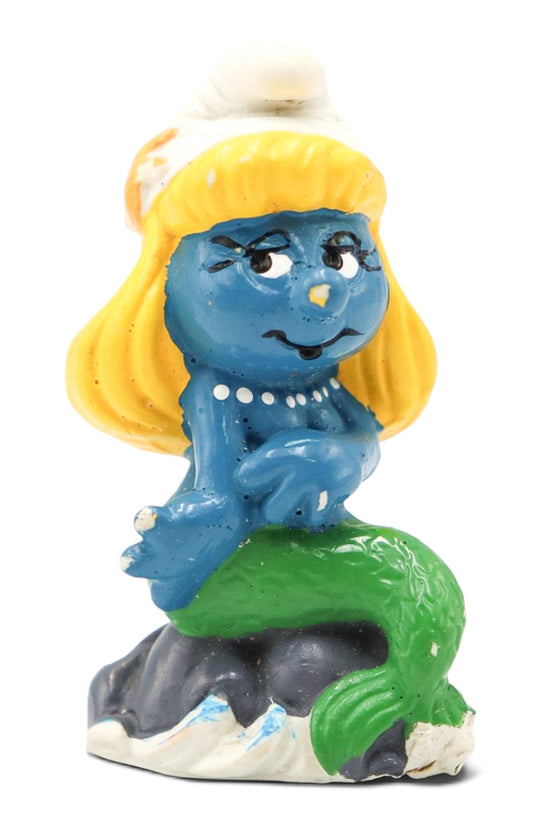 1981 Schleich 20142 Mermaid Smurfette Figurine
