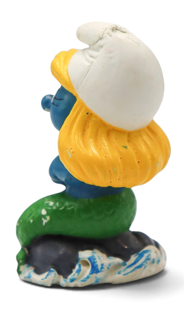 1981 Schleich 20142 Mermaid Smurfette Figurine