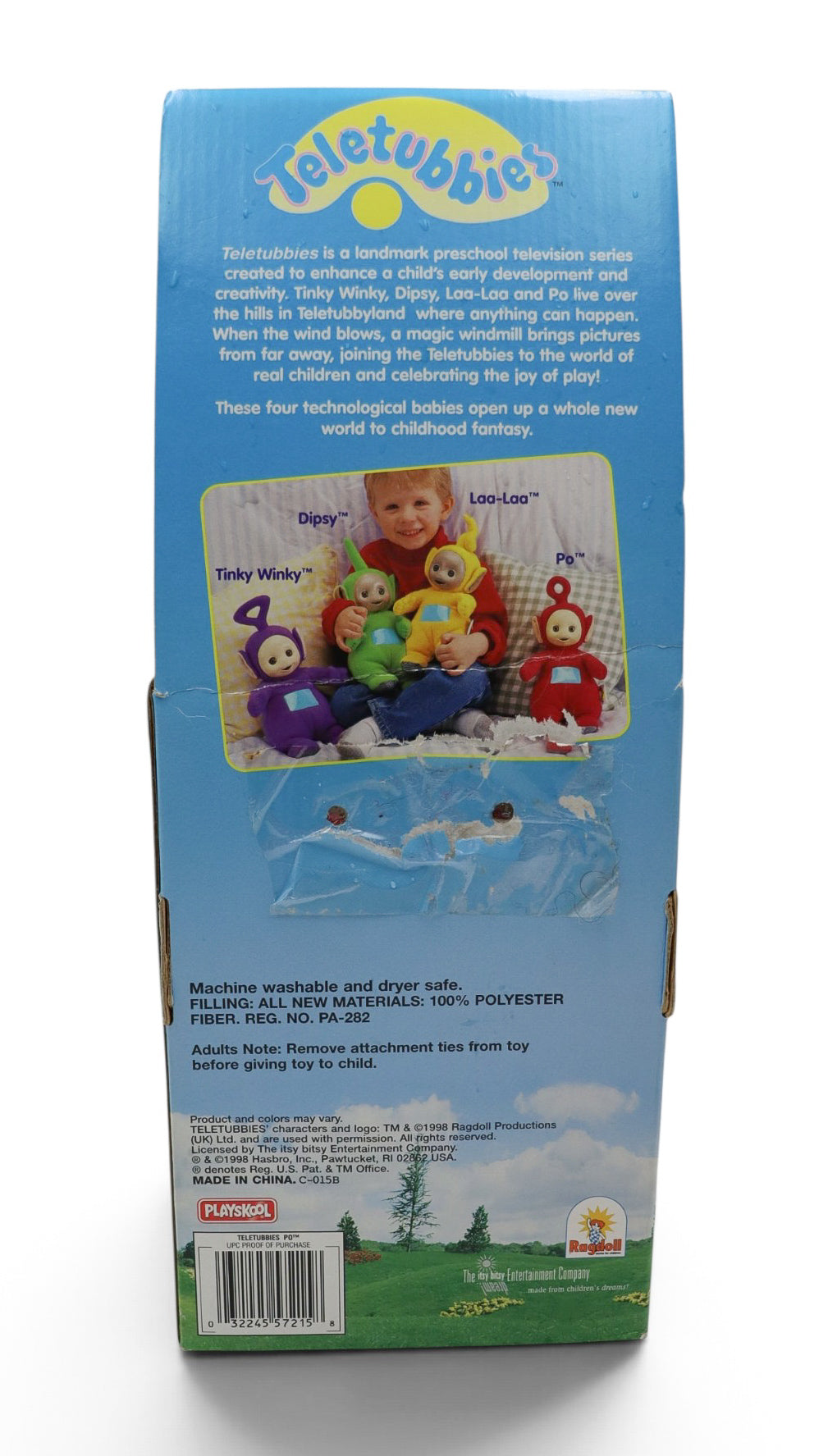 1998 Playskool Teletubbies Po Plush
