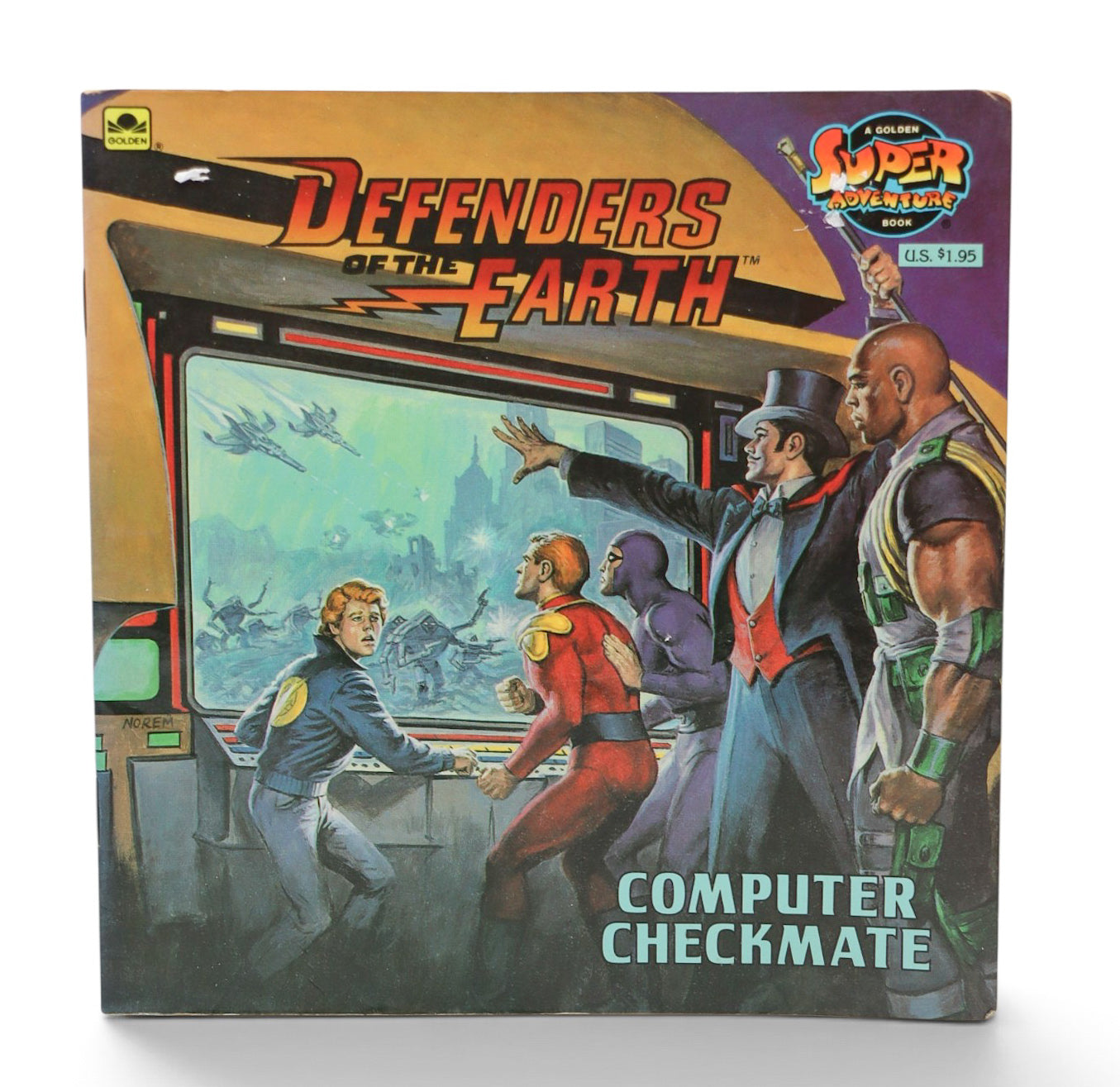 1986 Defenders of the Earth: Computer Checkmate Book