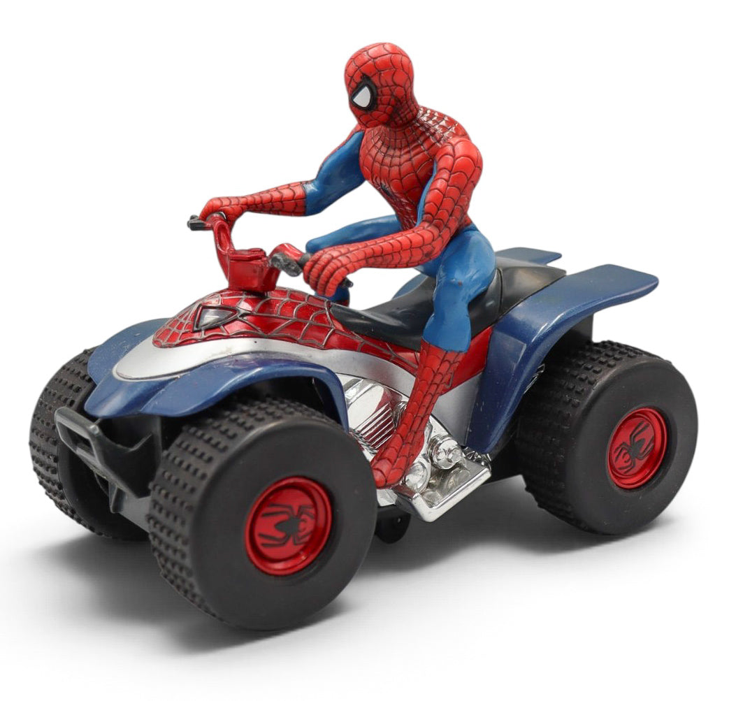 2002 Spider-Man Motorized Bump & Go Quad Bike ATV