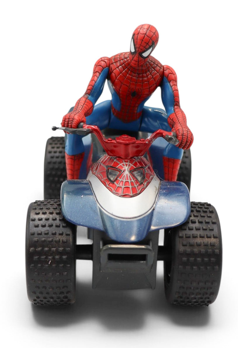 2002 Spider-Man Motorized Bump & Go Quad Bike ATV