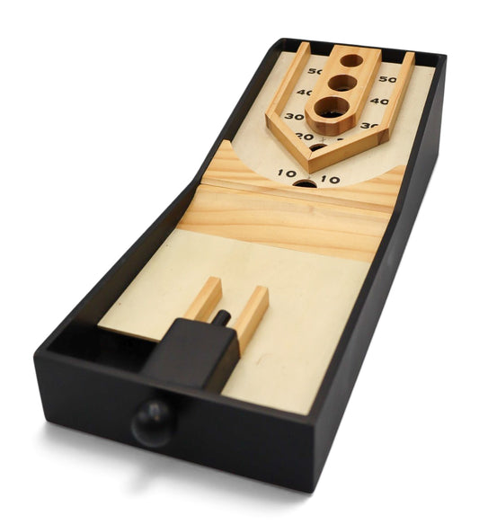 2011 Vintage-Style Wooden Tabletop Roll and Score Skee-Ball Arcade Game