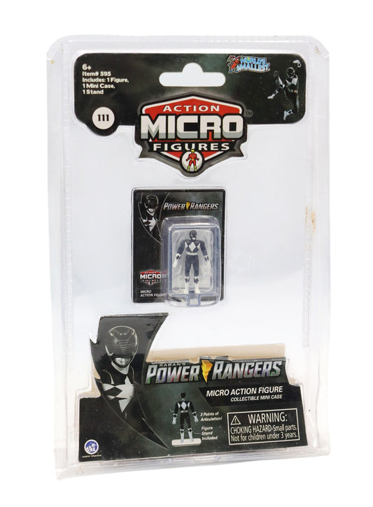 2019 World's Smallest Power Rangers Black Ranger Micro Action Figure