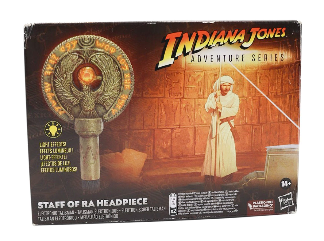 2023 Hasbro Indiana Jones Adventure Series Staff of Ra Headpiece Electronic Replica Talisman