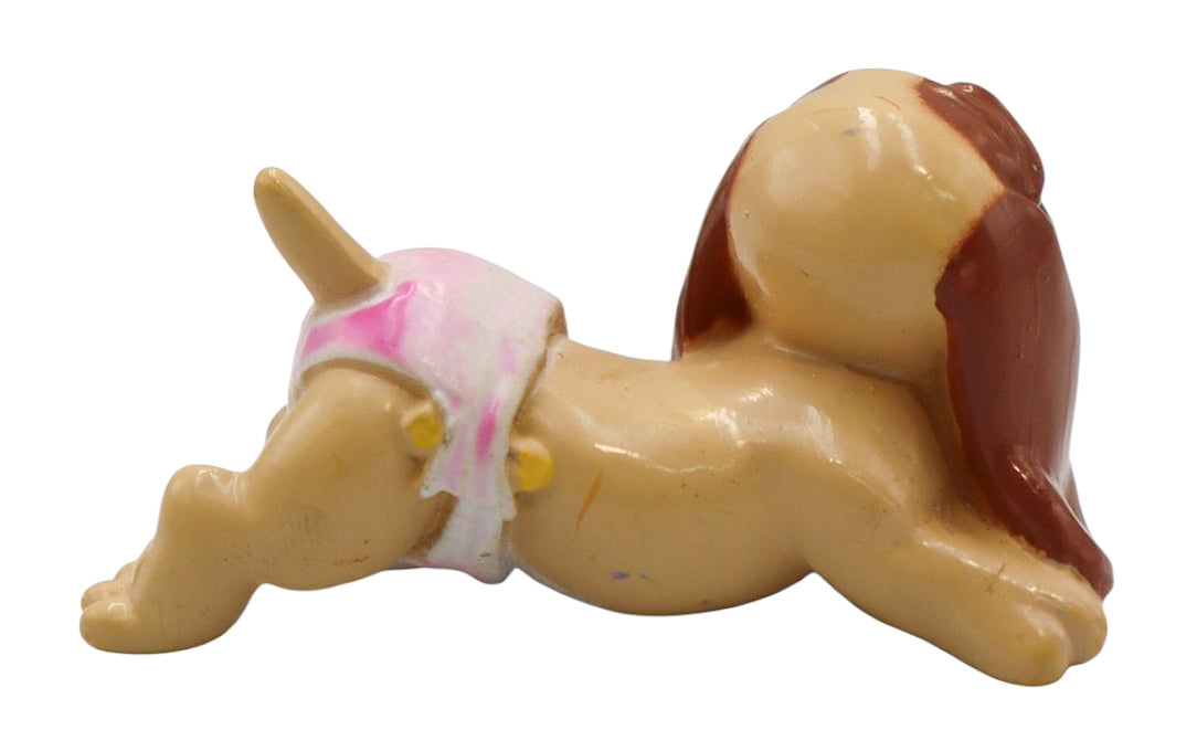 1991 Magic Diaper Babies Pets Galoob Basset Hound Dog Figurine Assorted