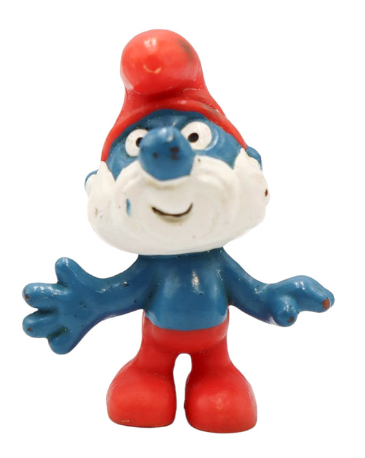 1969 Schleich Peyo Smurfs Papa Smurf 20001 PVC Figure