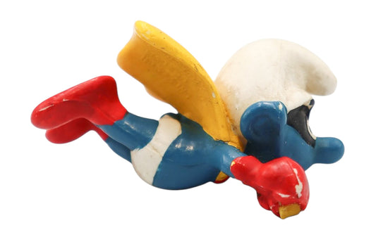 1980 Schleich Super Smurf Superman Figurine Peyo 20127