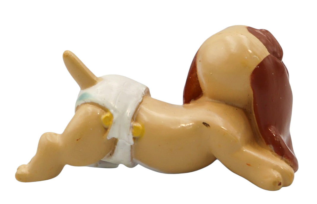 1991 Magic Diaper Babies Pets Galoob Basset Hound Dog Figurine Assorted