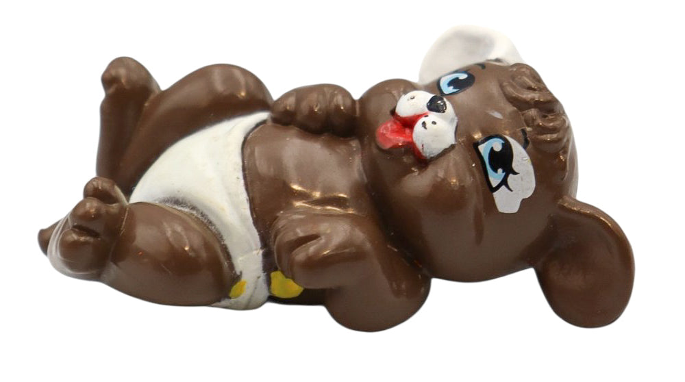 1991 Galoob Magic Diaper Babies Brown Puppy Dog Figure