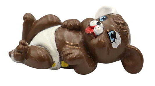 1991 Galoob Magic Diaper Babies Brown Puppy Dog Figure