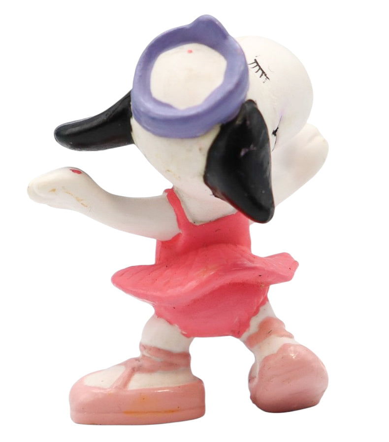 1980s Vintage Peanuts Snoopy Sister Ballerina Belle PVC Figurine