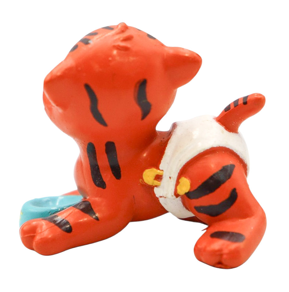 1991 Galoob Magic Diaper Babies Pet Tiger Figurine with Bowl