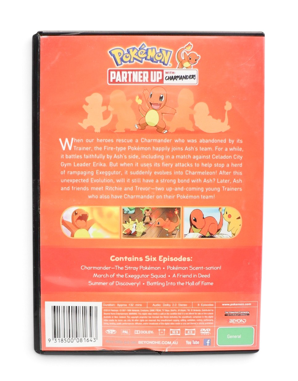 2019 Pokémon: Partner Up With Charmander! DVD