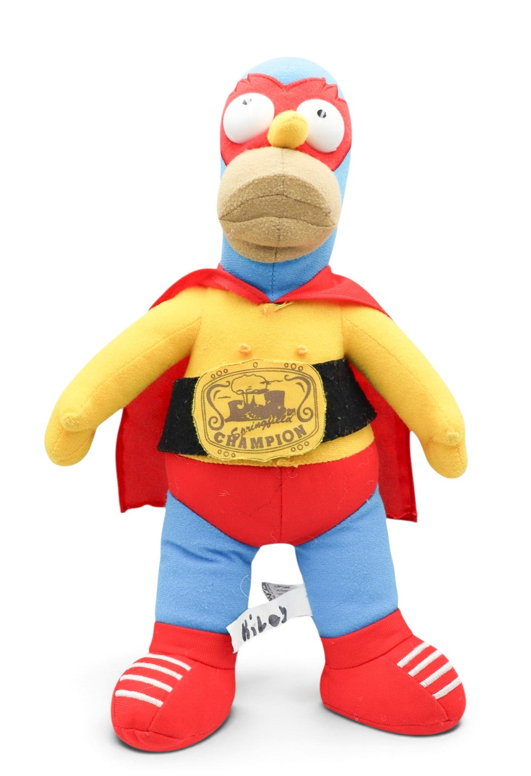 2008 Nanco The Simpsons Homer Simpson El Homero Luchador Wrestler Plush