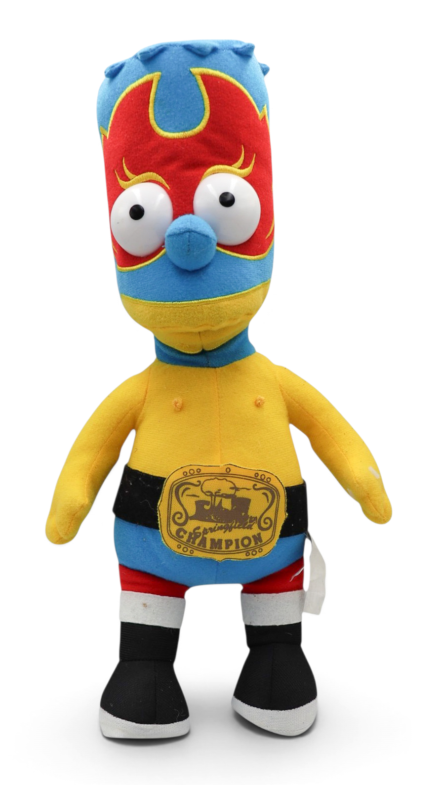 2008 Nanco The Simpsons Bart Simpson Wrestler Champion Plush