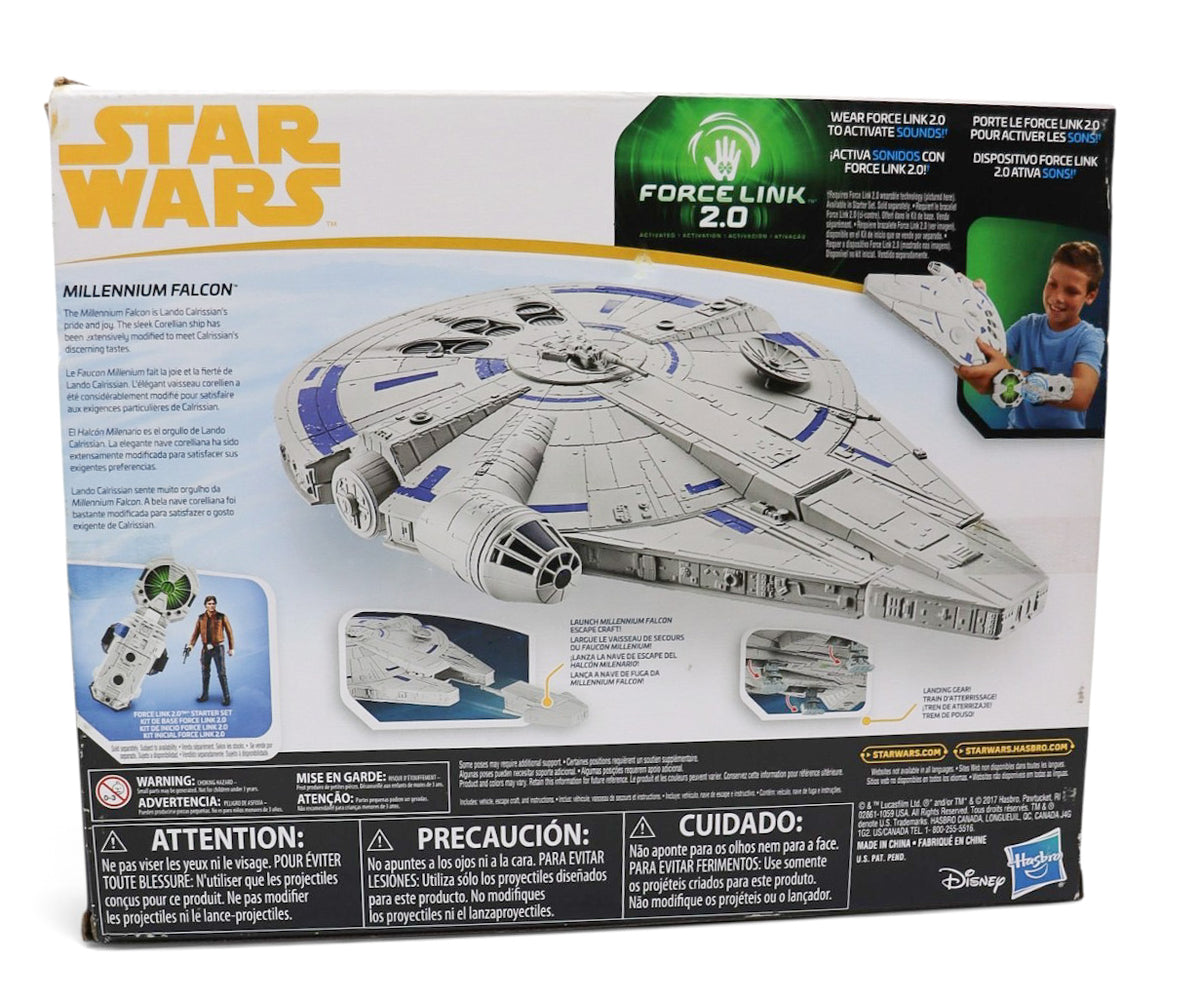 2018 Hasbro Star Wars Force Link 2.0 Millennium Falcon with Escape Craft E0764