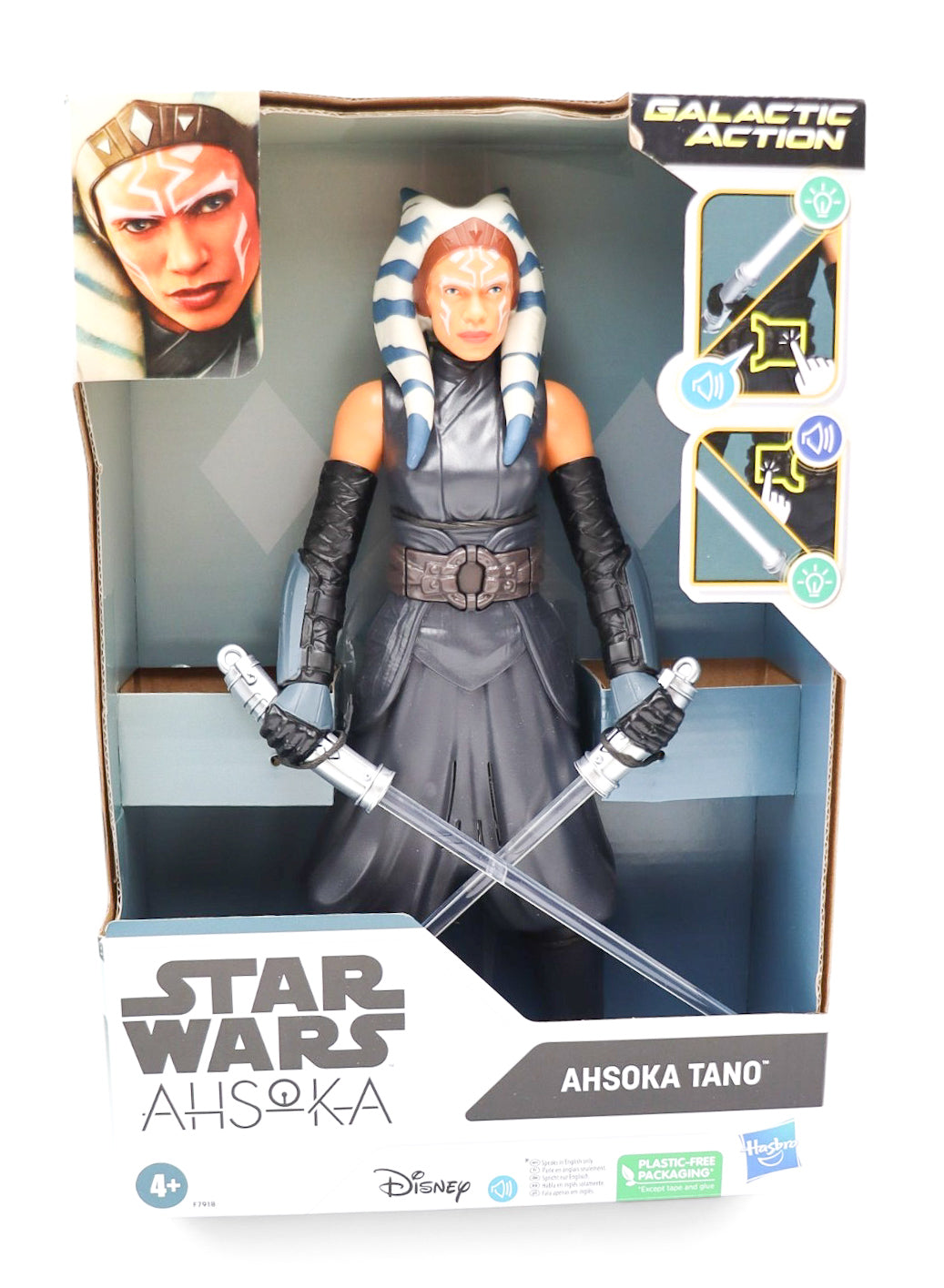 2023 Hasbro Star Wars Galactic Action Ahsoka Tano 12-Inch Interactive Action Figure