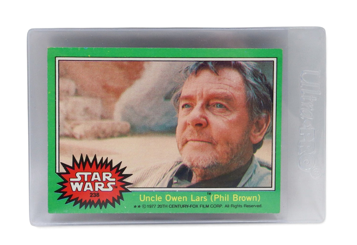 1977 Topps Star Wars Vintage Trading Cards Lot in Protective Sleeves