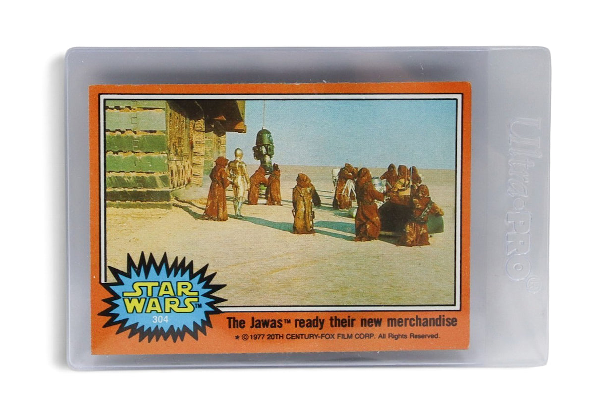 1977 Topps Star Wars Vintage Trading Cards Lot in Protective Sleeves