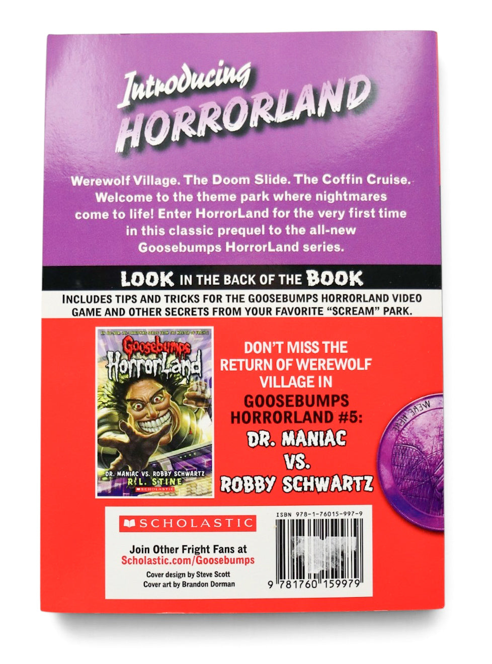Goosebumps One Day At Horrorland Book