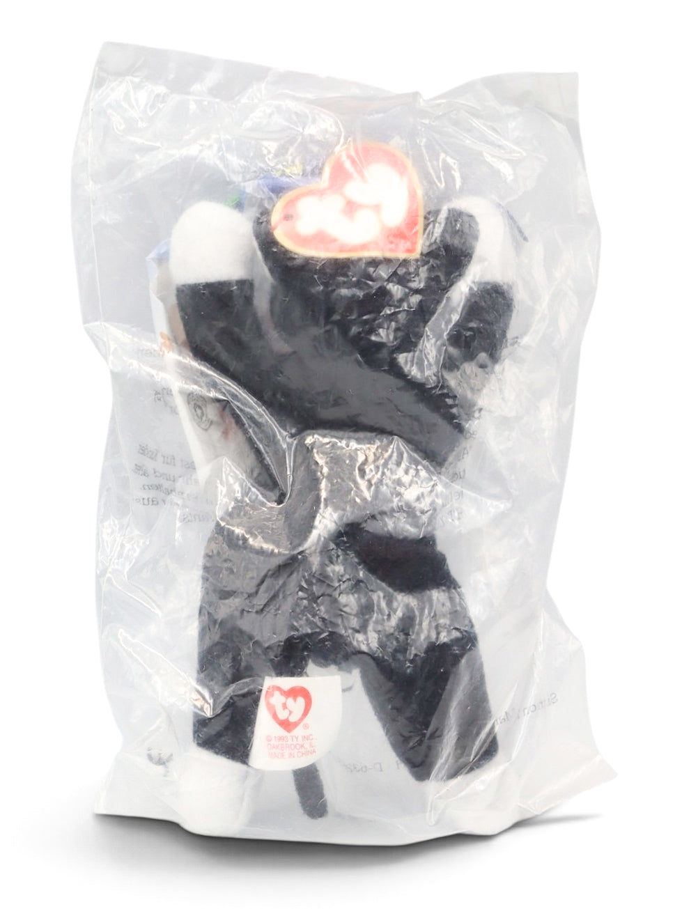 1998 McDonald's Teenie Beanie Baby Zip the Black Cat #10 Sealed
