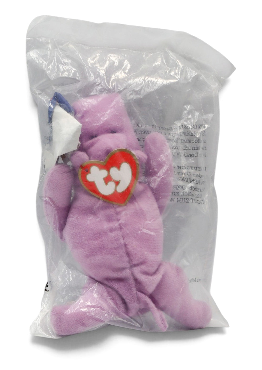 1998 McDonald's Teenie Beanie Baby Happy the Hippo #6 Sealed in Package