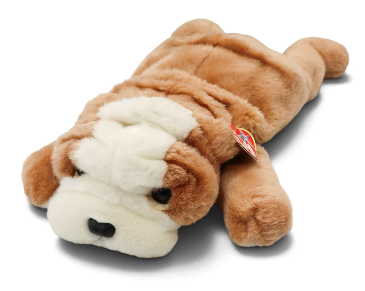 1996 Ty Beanie Baby "Wrinkles" the Bulldog Plush
