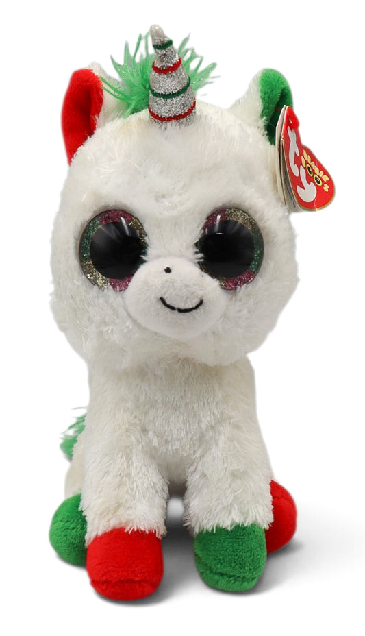 2018 Ty Beanie Boos "Candy Cane" The Christmas Unicorn