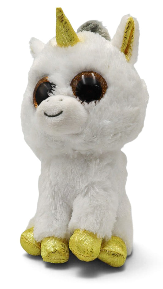 2016 Ty Beanie Boos Pegasus White Unicorn Plush
