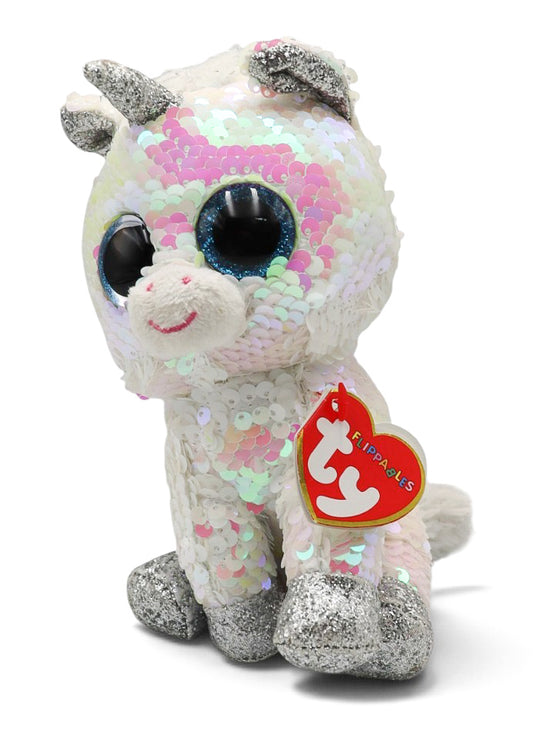 2018 Ty Flippables Diamond White Sequin Unicorn