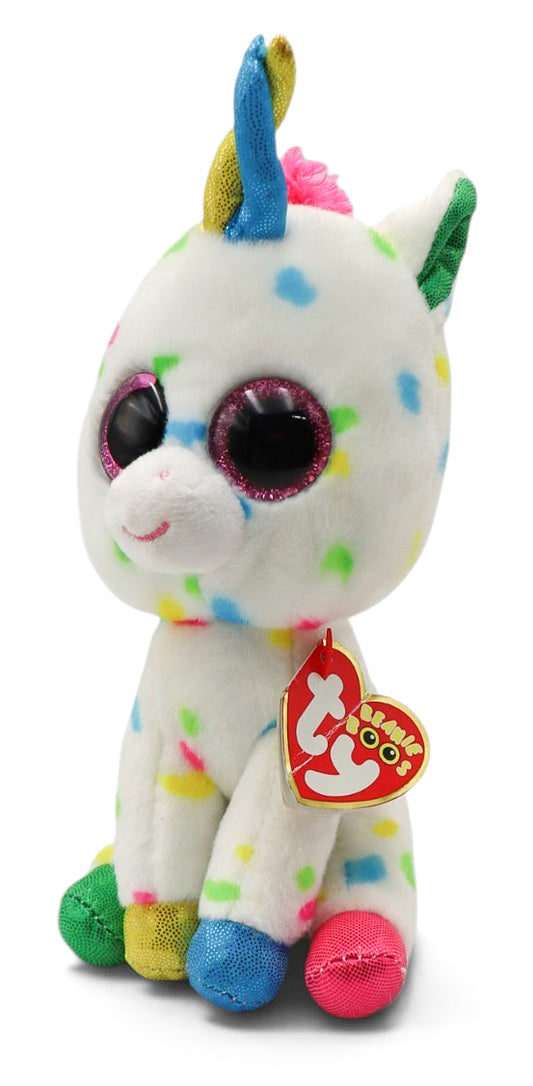 2018 Ty Beanie Boos "Harmonie" the Spotted Unicorn Plush