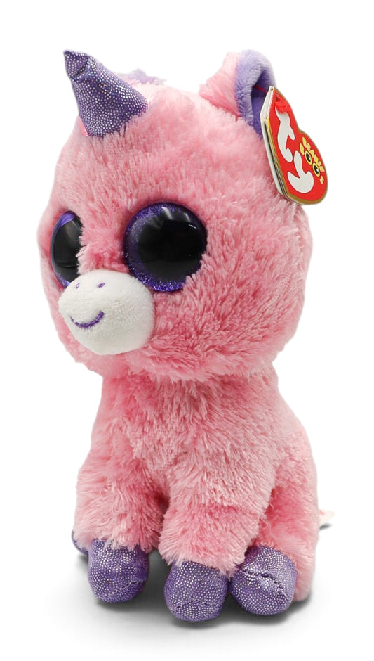 2012 Ty Beanie Boos Magic the Pink Unicorn Plush