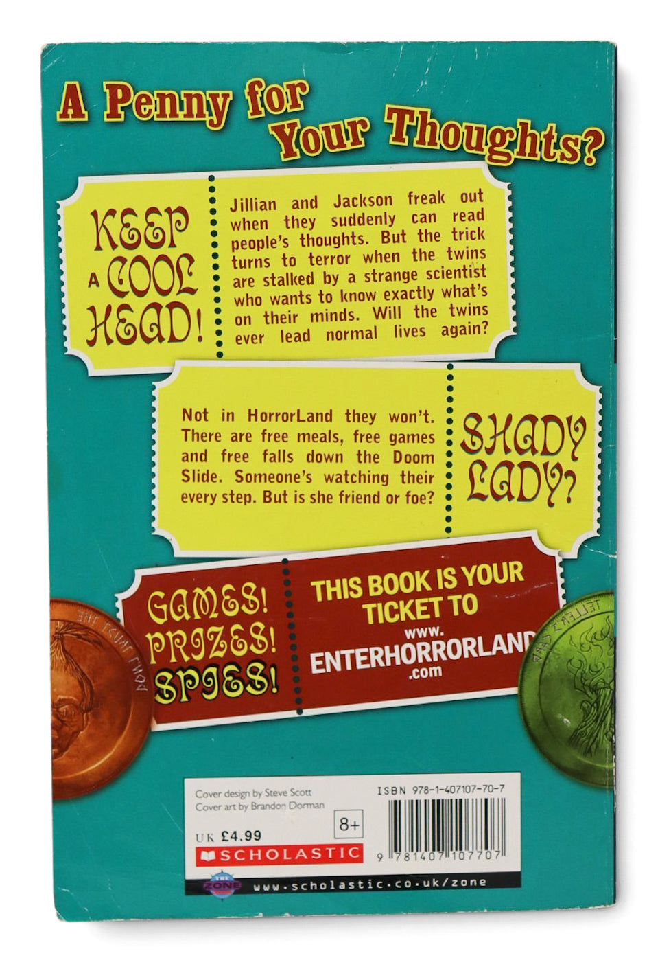 2009 - Goosebumps HorrorLand: Help! We Have Strange Powers! Book