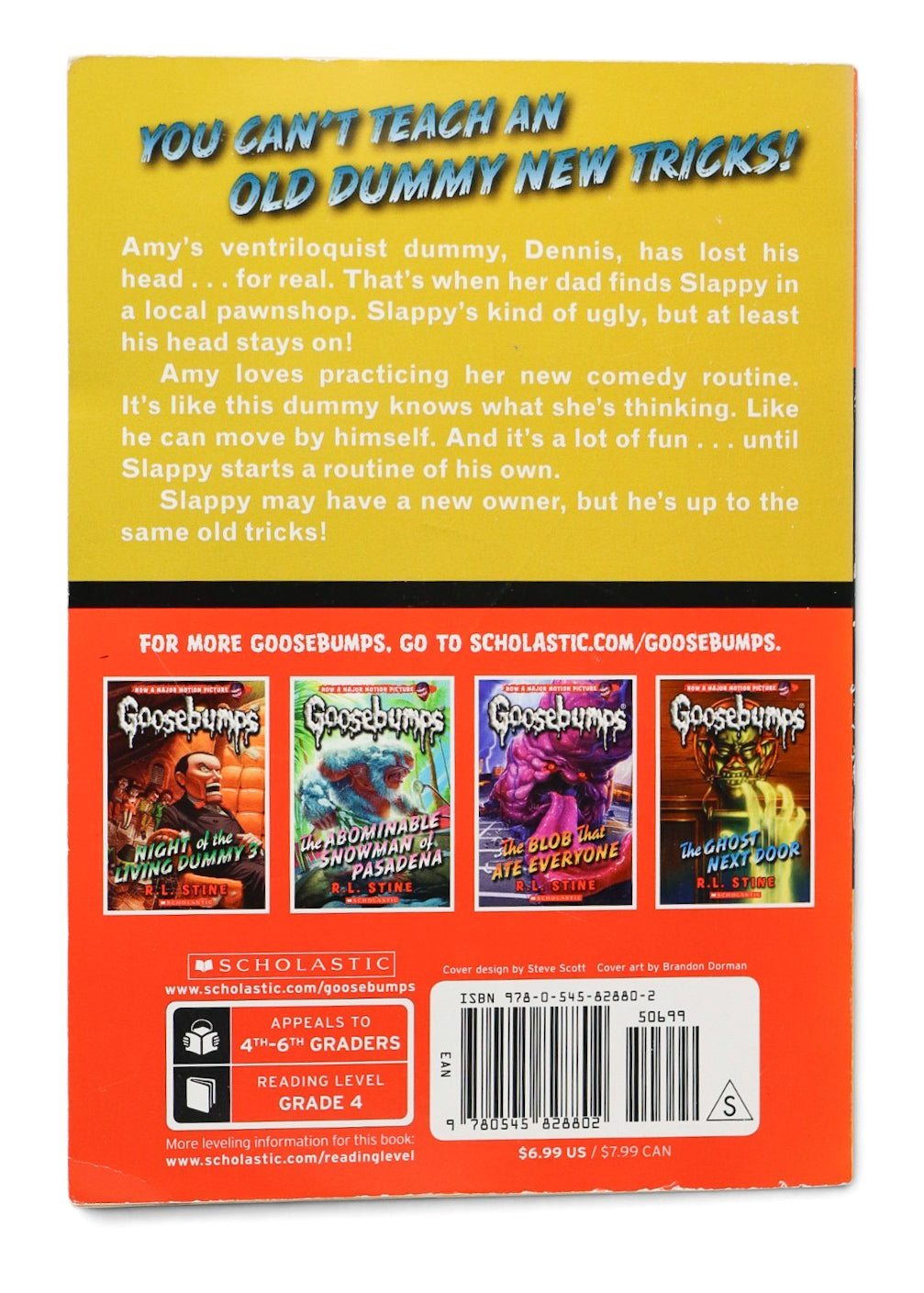 2015 Goosebumps: Night of the Living Dummy 2 Book