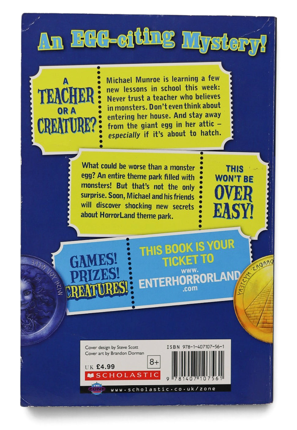 2009 Goosebumps HorrorLand #7: My Friends Call Me Monster Book