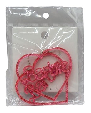 Barbie Heart Earrings