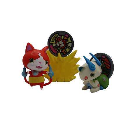 Yokai Watch medal moments - Jibanyan and Komasan