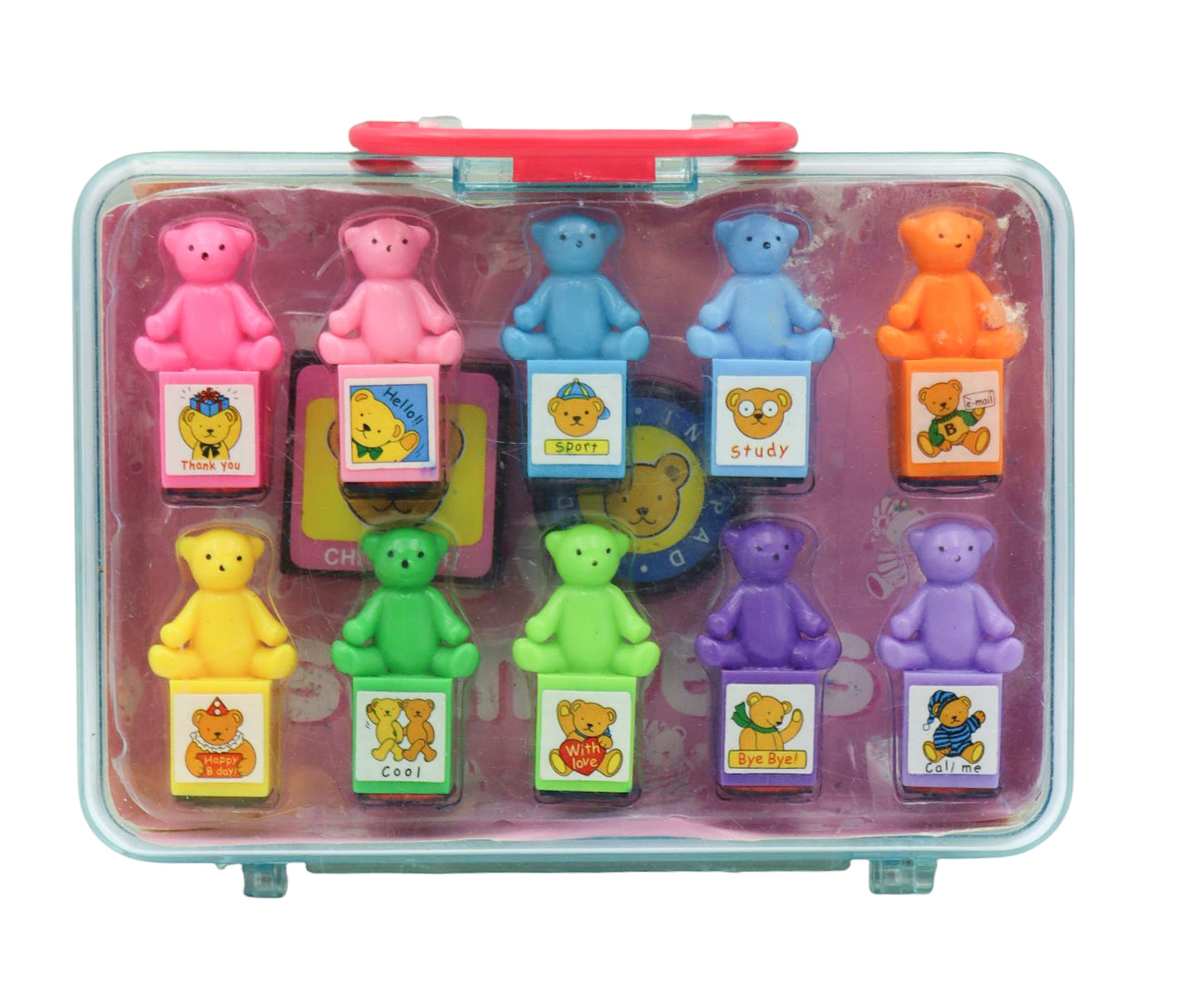 Vintage Simba Teddy Bear Stamp Set