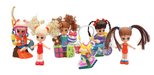 1980s Little Snaps Doll Lot