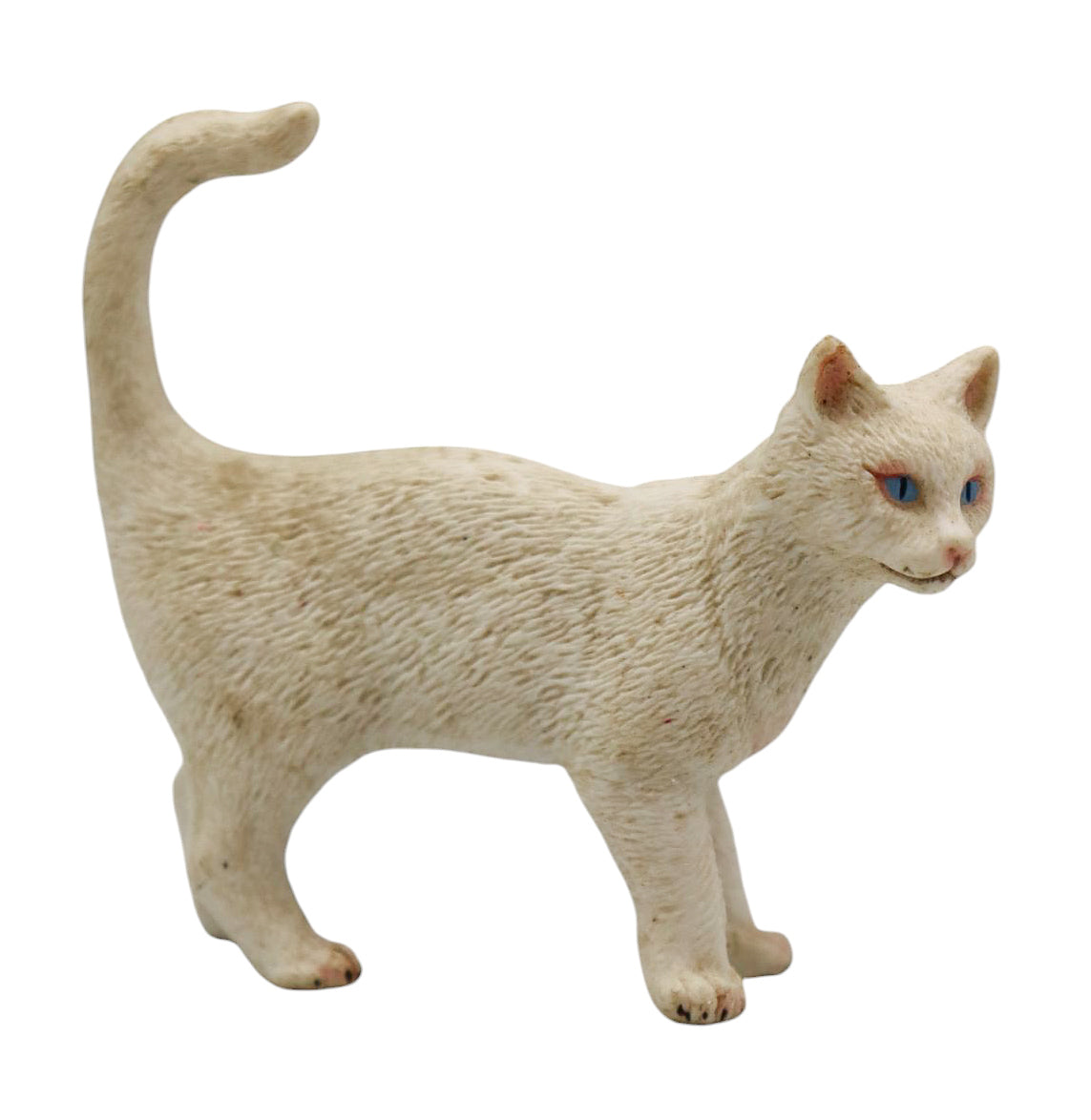 Schleich White Domestic Shorthair Cat