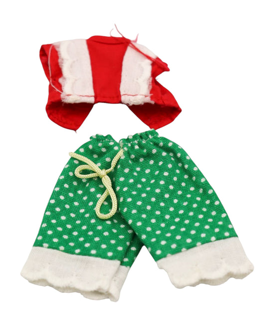1980s Strawberry Shortcake Berry Wear Outfit Sunny Garden Top & Pants