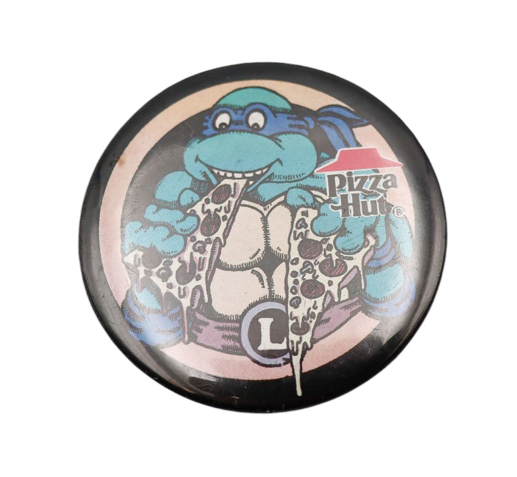 Vintage Pizza Hut Teenage Mutant Ninja Turtles Badge/ Button