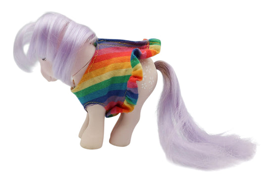 1980s G1 My Little Pony - Pony Wear Rainbow Top