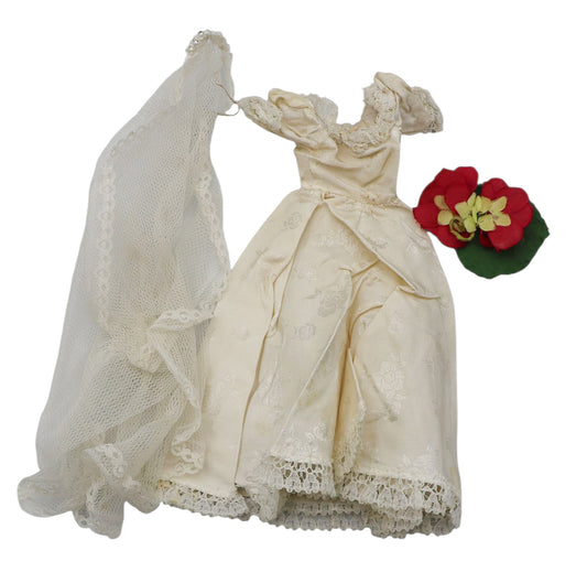 1984 Pedigree Sindy Beautiful Bride Outfit