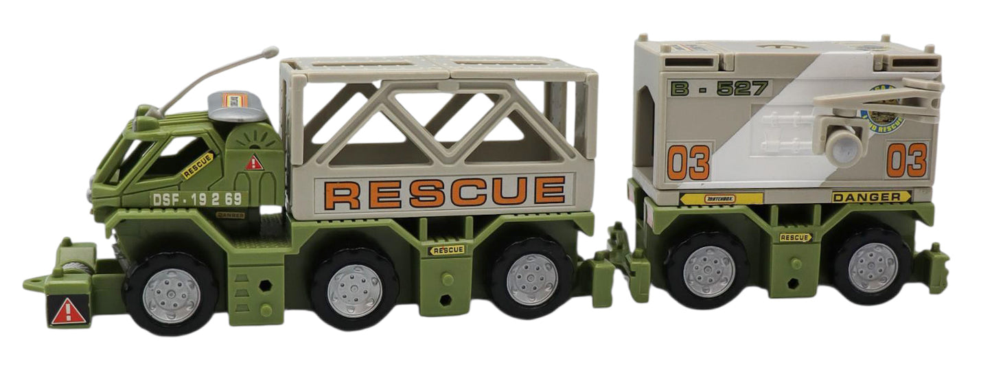 1997 Matchbox Mega Rig Rescue Squad